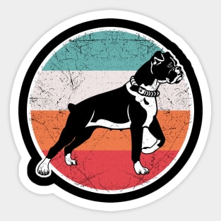 Vintage Retro Boxer Sticker